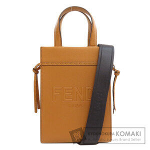 Fendi Go To Shopper Handbag Calfskin Leather